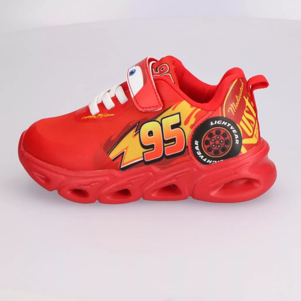 Pantofi sport Disney Cars Lightning McQueen cu LED, băieți – imagine 2
