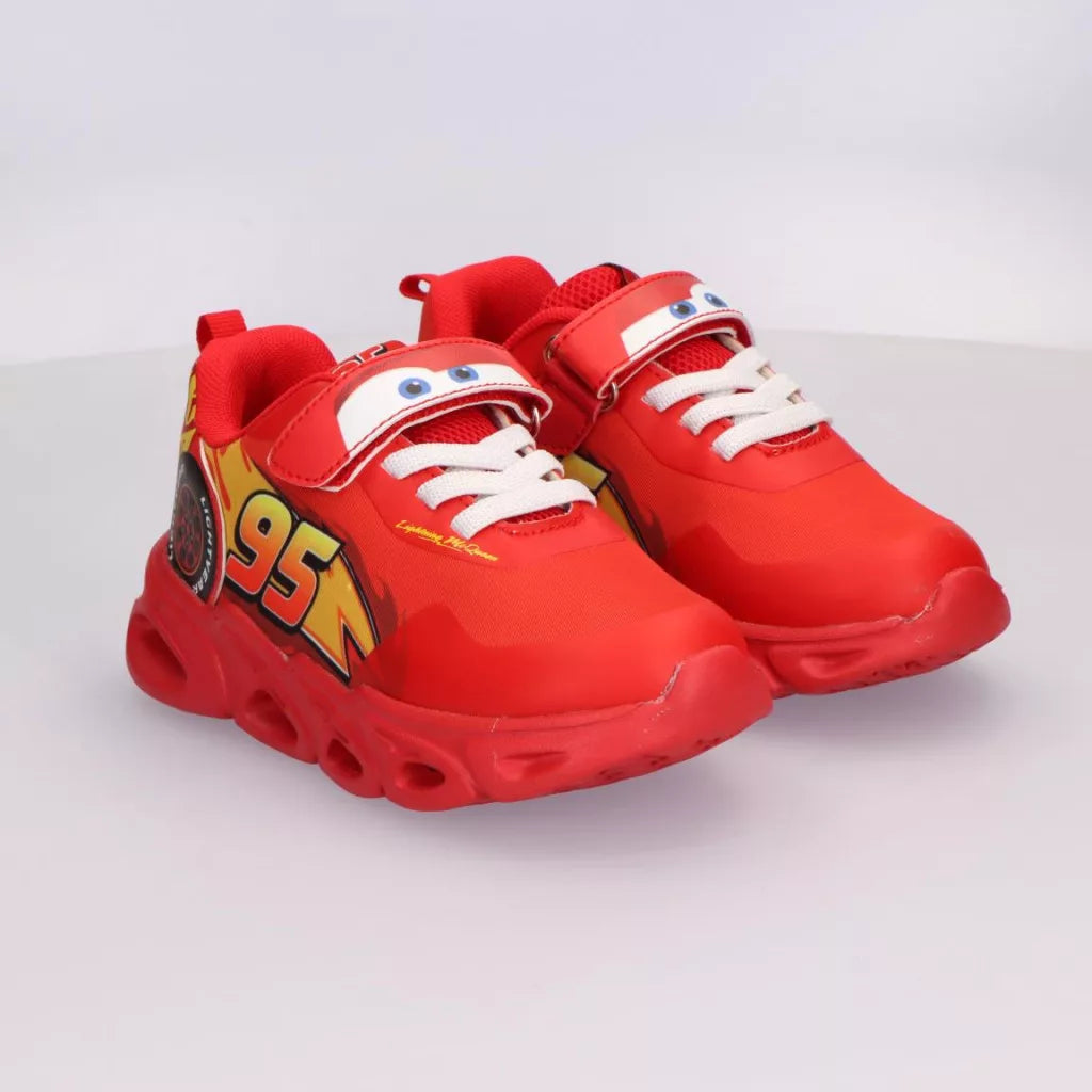 Pantofi sport Disney Cars Lightning McQueen cu LED, băieți – imagine 3