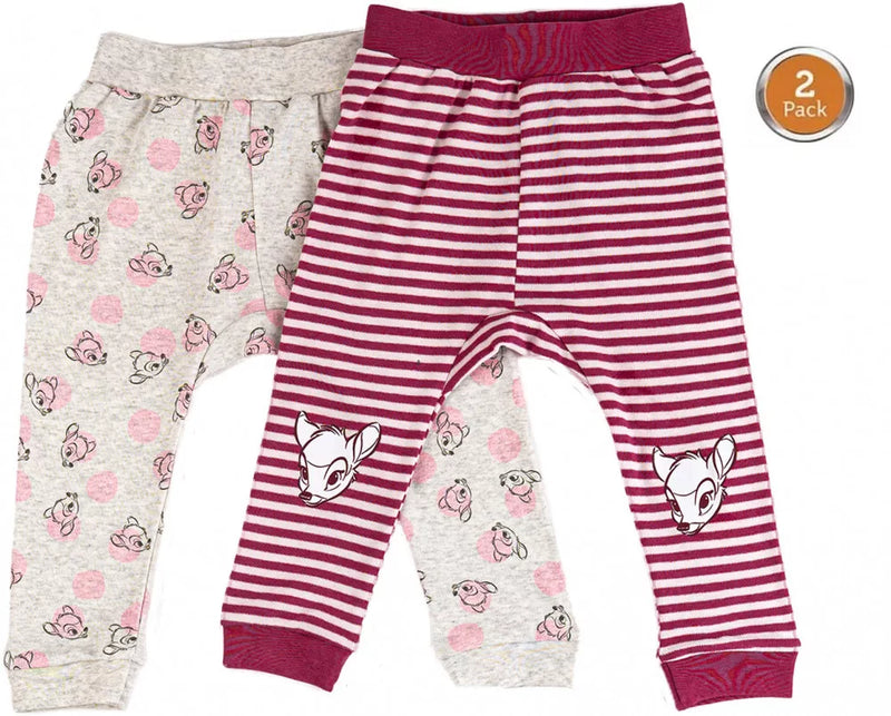 Set 2 pantaloni Disney Bambi bebe, 62/68 cm – imagine 1