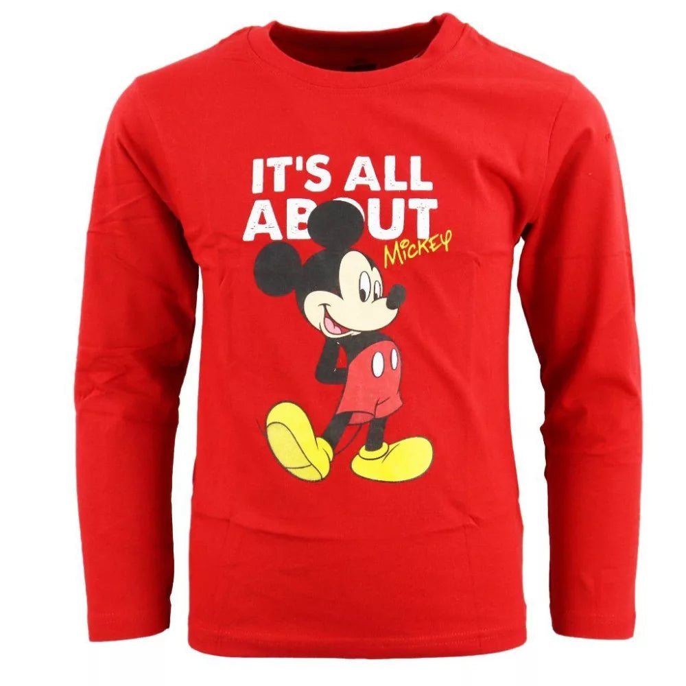 Tricou Disney Mickey băieți cu mânecă lungă, 3–8 ani – imagine 2