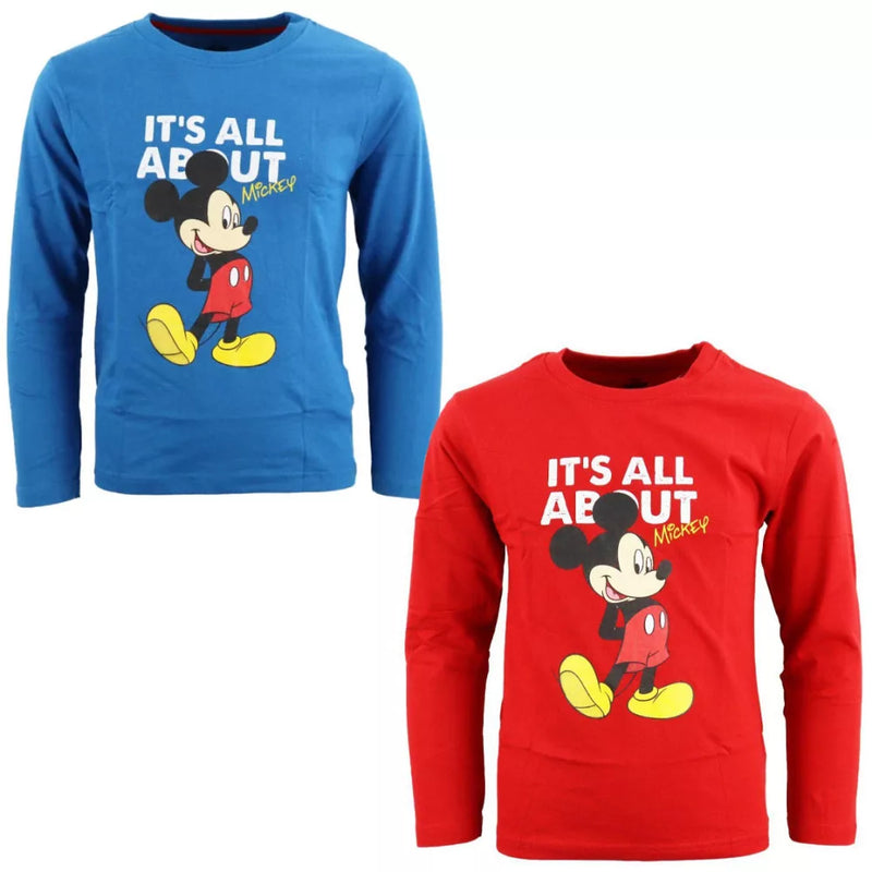 Tricou Disney Mickey băieți cu mânecă lungă, 3–8 ani – imagine 1