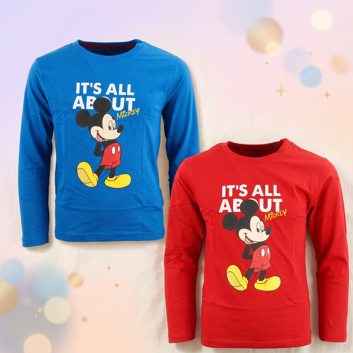 Bluză Disney Mickey pentru băieți, mânecă lungă, 3–8 ani - foto boutique Mini Magic Kids