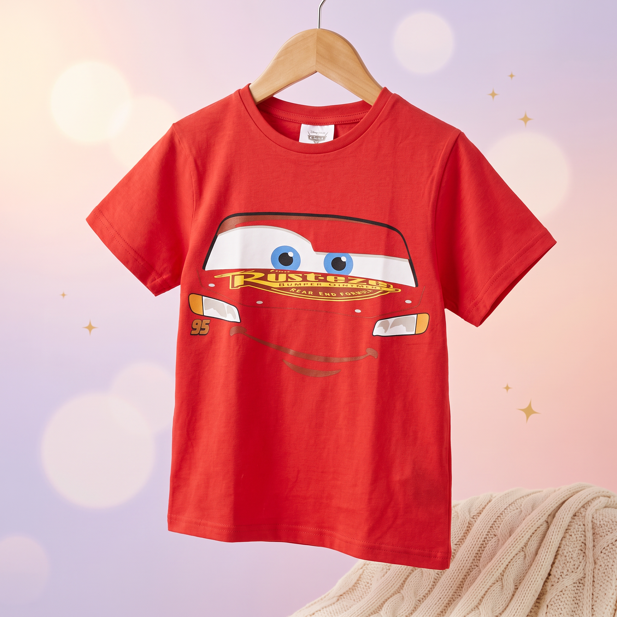 Disney Masini Red tricou scurt, pe umeras