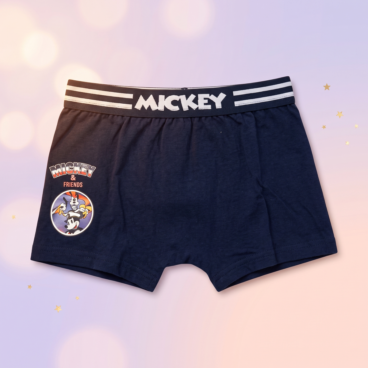 Disney Mickey boxeri copii – set 2 bucăți (Bleumarin & Albastru), bleumarin - bucată individuală