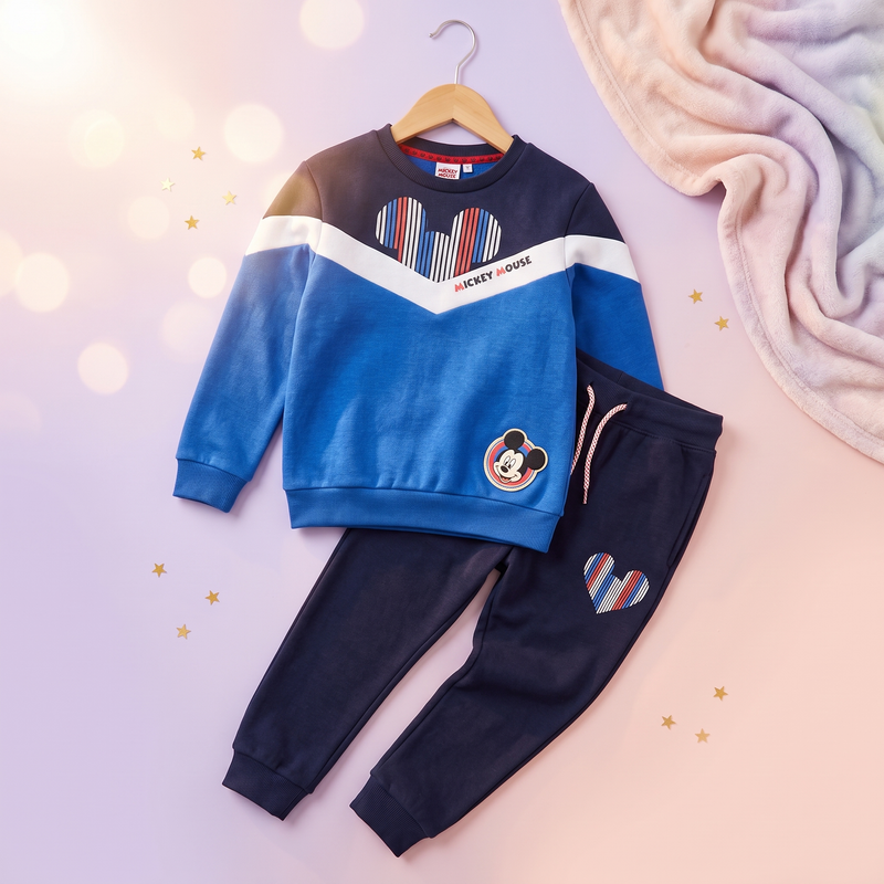 Disney Mickey trening set de jogging, Albastru, pe umeras