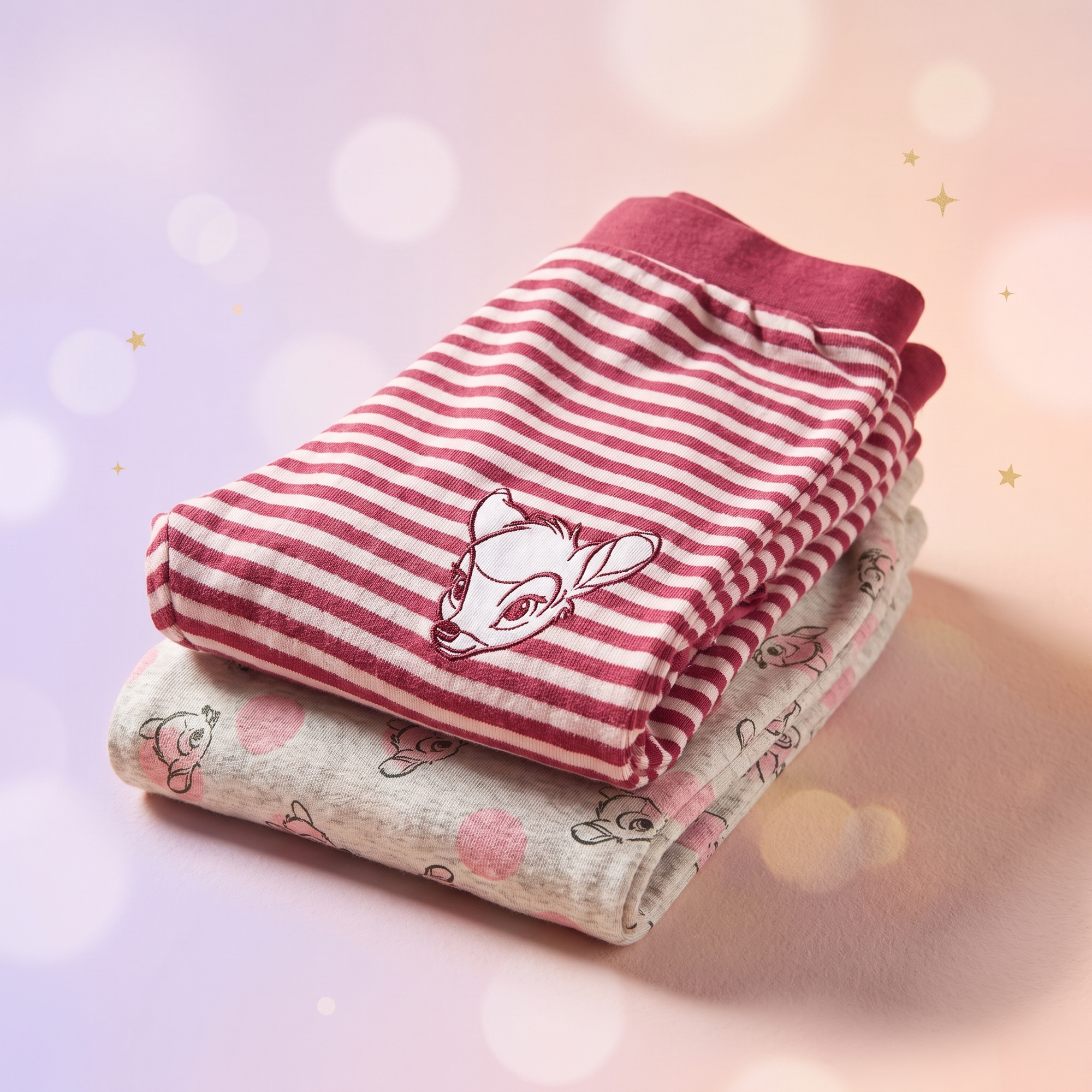 Set pantaloni Disney Bambi pentru bebeluși – 2 bucăți, 62/68 cm - foto boutique Mini Magic Kids