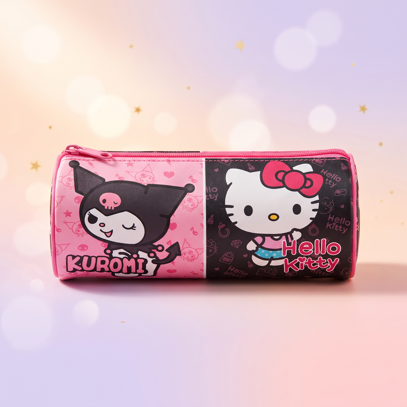 Penar Hello Kitty & Kuromi roz, 23 × 8 cm - foto boutique Mini Magic Kids