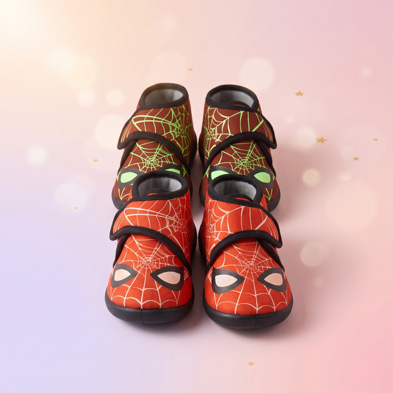 Spider-Man pantofi de interior luminosi, prezentare frontala