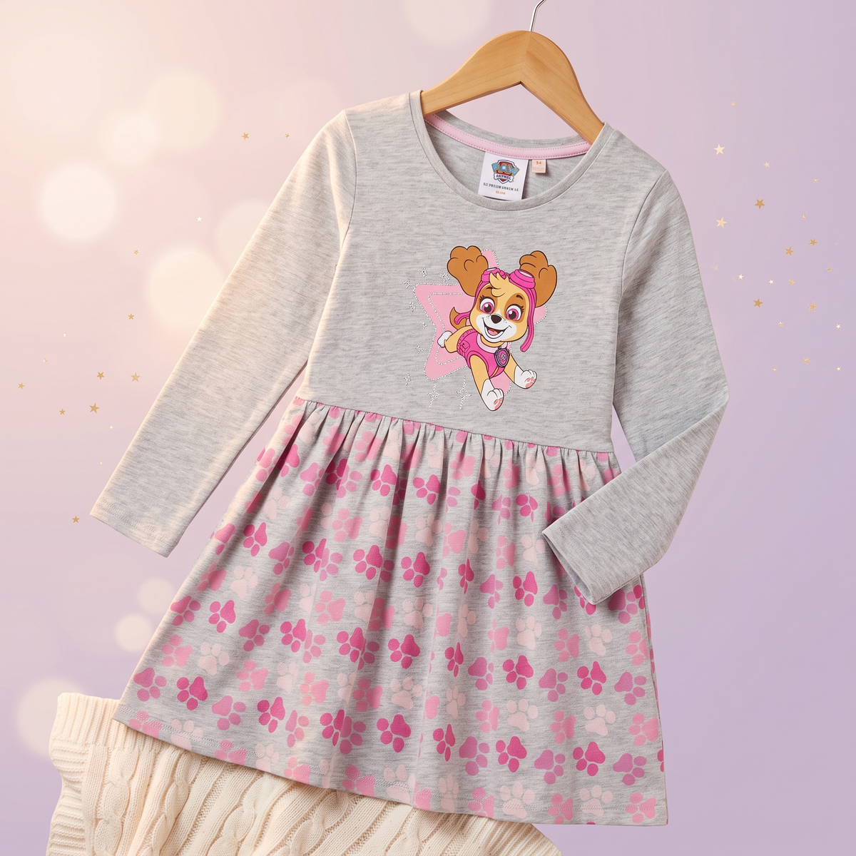 Patrula Catelusilor Star rochie, pe umeras