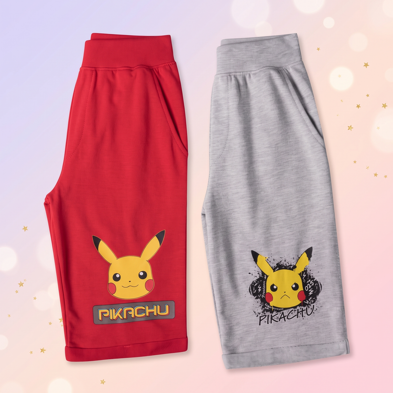 Pokémon pantaloni scurți copii - ambele culori