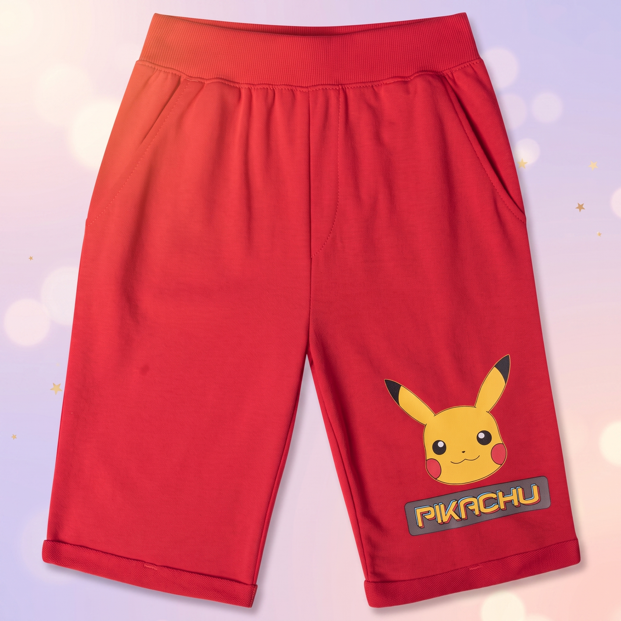 Pokemon pantaloni scurti, Rosu - fata