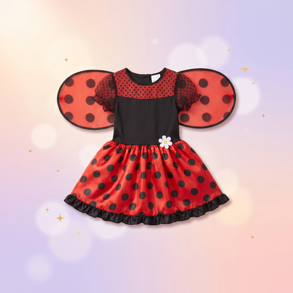 Costum Buburuză fete 12–24 luni – rochie cu aripi - foto boutique Mini Magic Kids