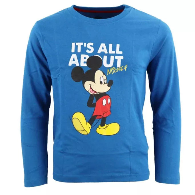 Tricou Disney Mickey băieți cu mânecă lungă, 3–8 ani – imagine 3