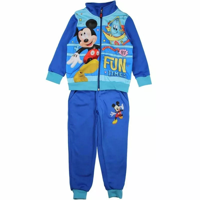Trening Disney Mickey băieți, set cu fermoar, 3–8 ani – imagine 1