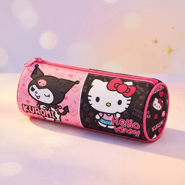 Penar Hello Kitty & Kuromi roz, 23 × 8 cm - foto boutique Mini Magic Kids