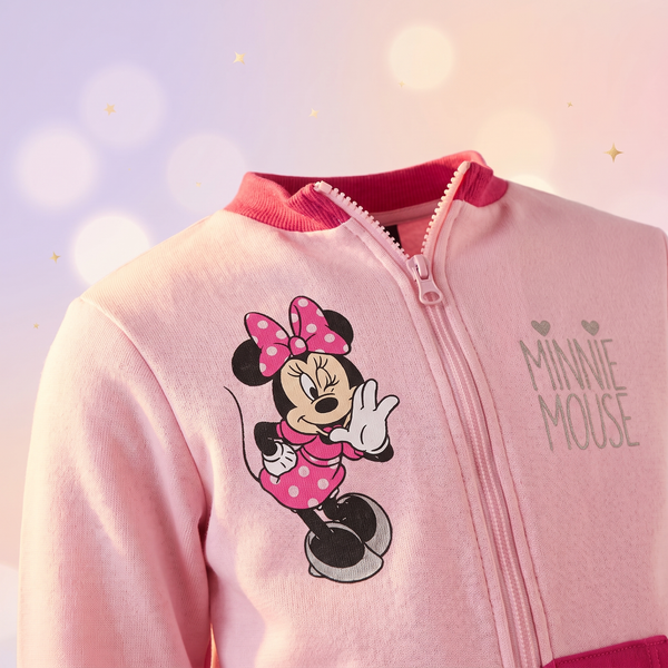 Trening Disney Minnie pentru fete, bluză cu fermoar și pantaloni, 2–8 ani - foto boutique Mini Magic Kids