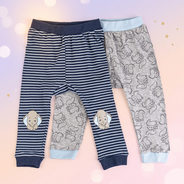 Disney Dumbo pantaloni bebelusi 2 bucati - fata