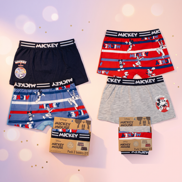 Disney Mickey boxeri copii – set 2 bucăți - ambele culori