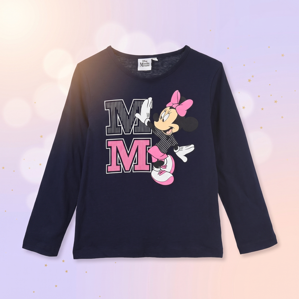 Disney Minnie Navy tricou lung - fata