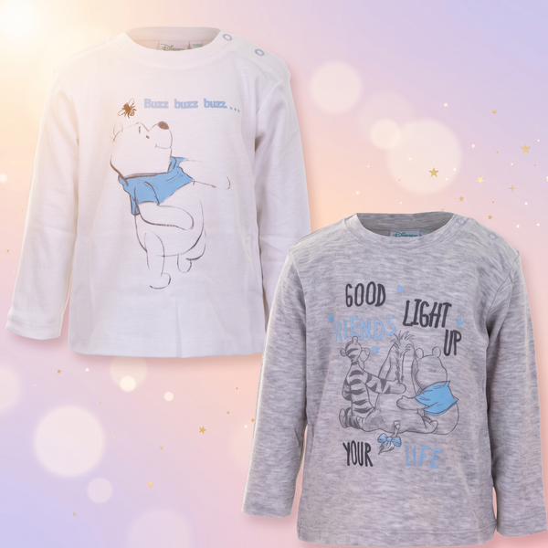 Bluze bebe Disney Winnie the Pooh, set 2 bucăți – 100% bumbac - fata
