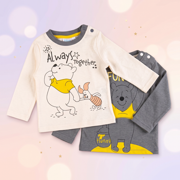 Disney Winnie de Plus tricouri set 2 bucati - fata