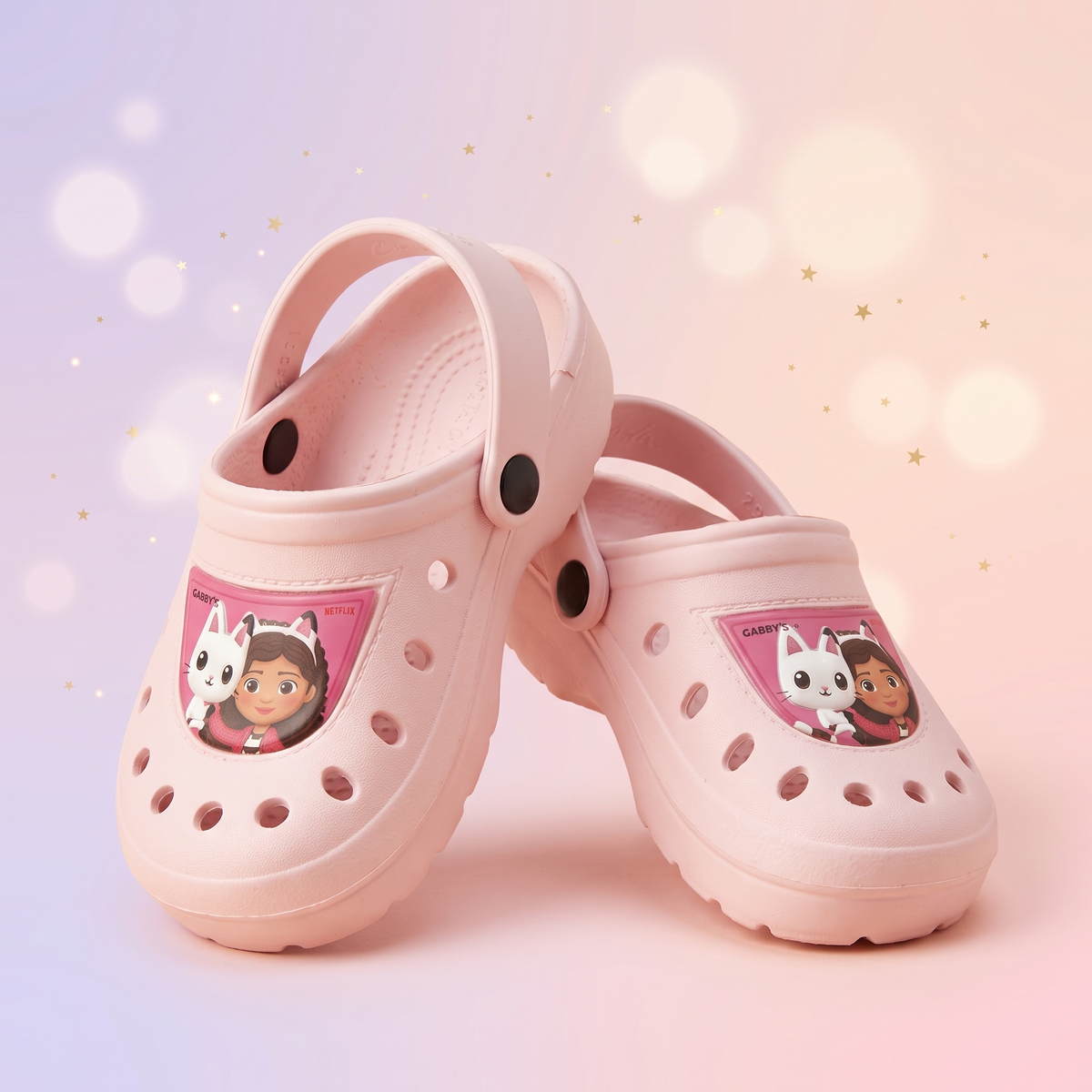Gabbys Dollhouse papuci clog, Roz Pal, pe umeras