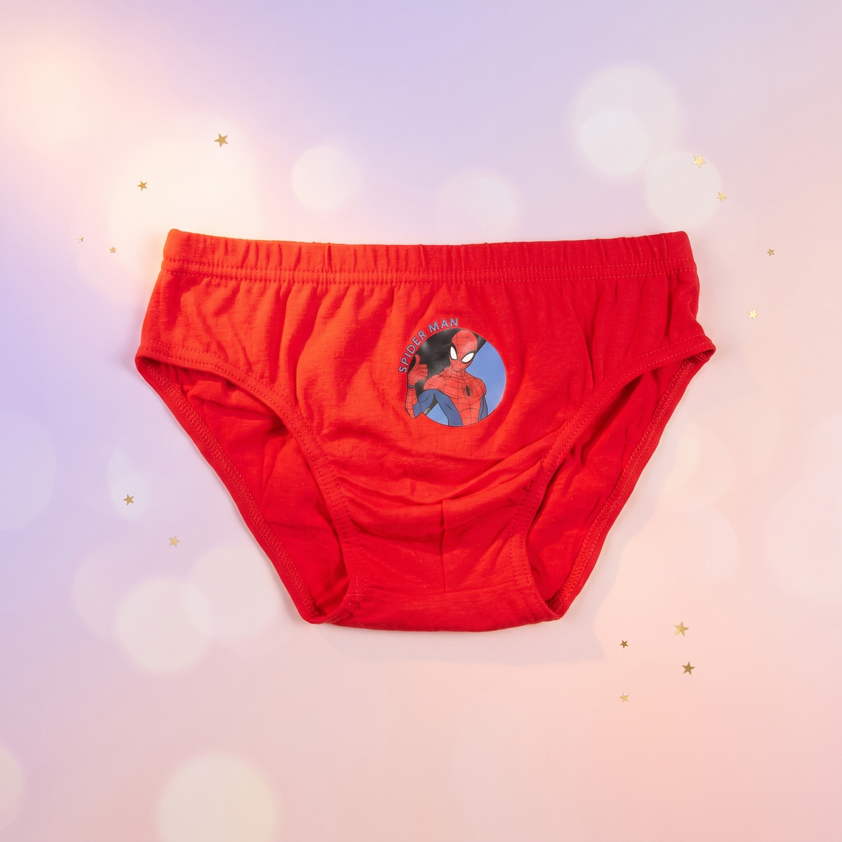 Chiloței Spider-Man pentru băieți – Set 3 bucăți din bumbac, roșu - bucată individuală