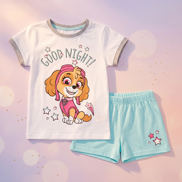 Patrula Catelusilor pijama scurta - fata