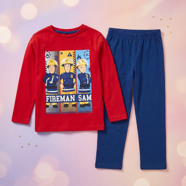 Pompierul Sam pijama maneca lunga - fata